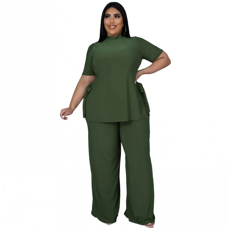 

Костюм женский из двух предметов, отделанный бисером, 4XL/5XL