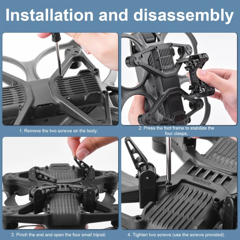 Увеличенные удлинители шасси для Avata 2 аксессуары БПЛА стабильная подставка