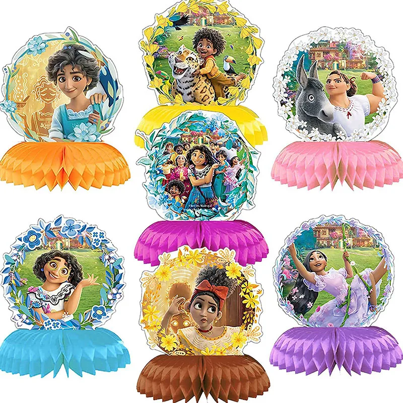 Одноразовая посуда в виде сот украшение для детского дня рождения |