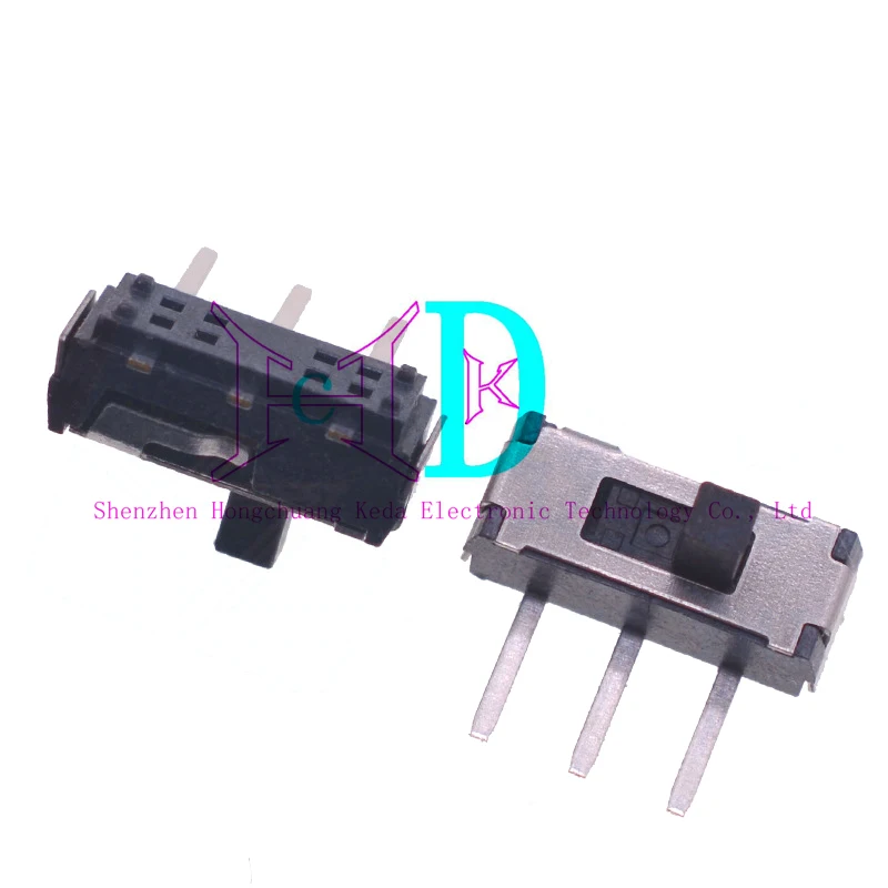10 шт. 2-й шестерённый 3-ножный переключатель MSK12D19 горизонтальный односторонний