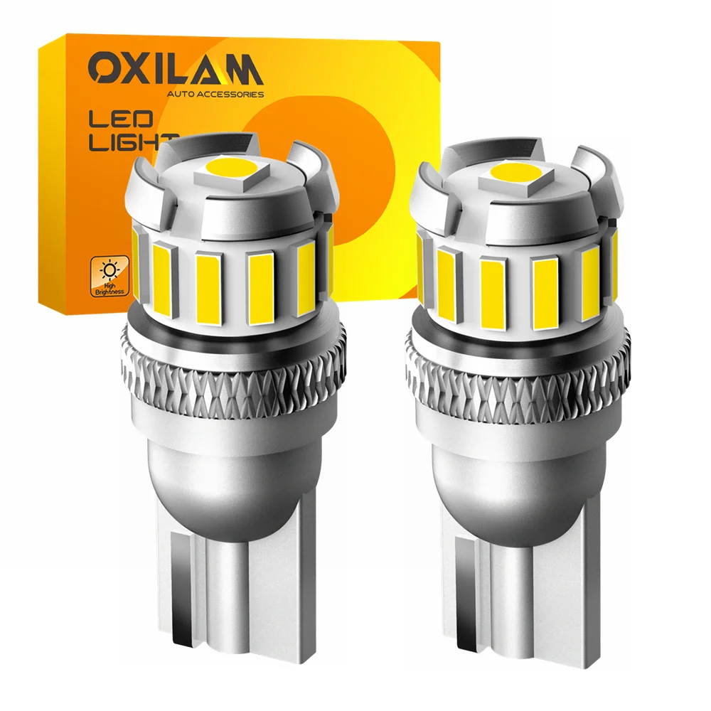 

OXILAM 2Pcs T10 W5W 168 194 LED Bulb Car Interior Light For Tesla Model Y 2022 Accessories Model 3 Interior Lamp 6500K White 12V