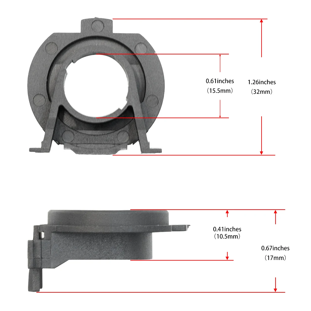 2 шт. держатель для фар автомобиля Opel/Vauxhall Corsa E Fiat 500 и 500C Abarth Peugeot 16 +
