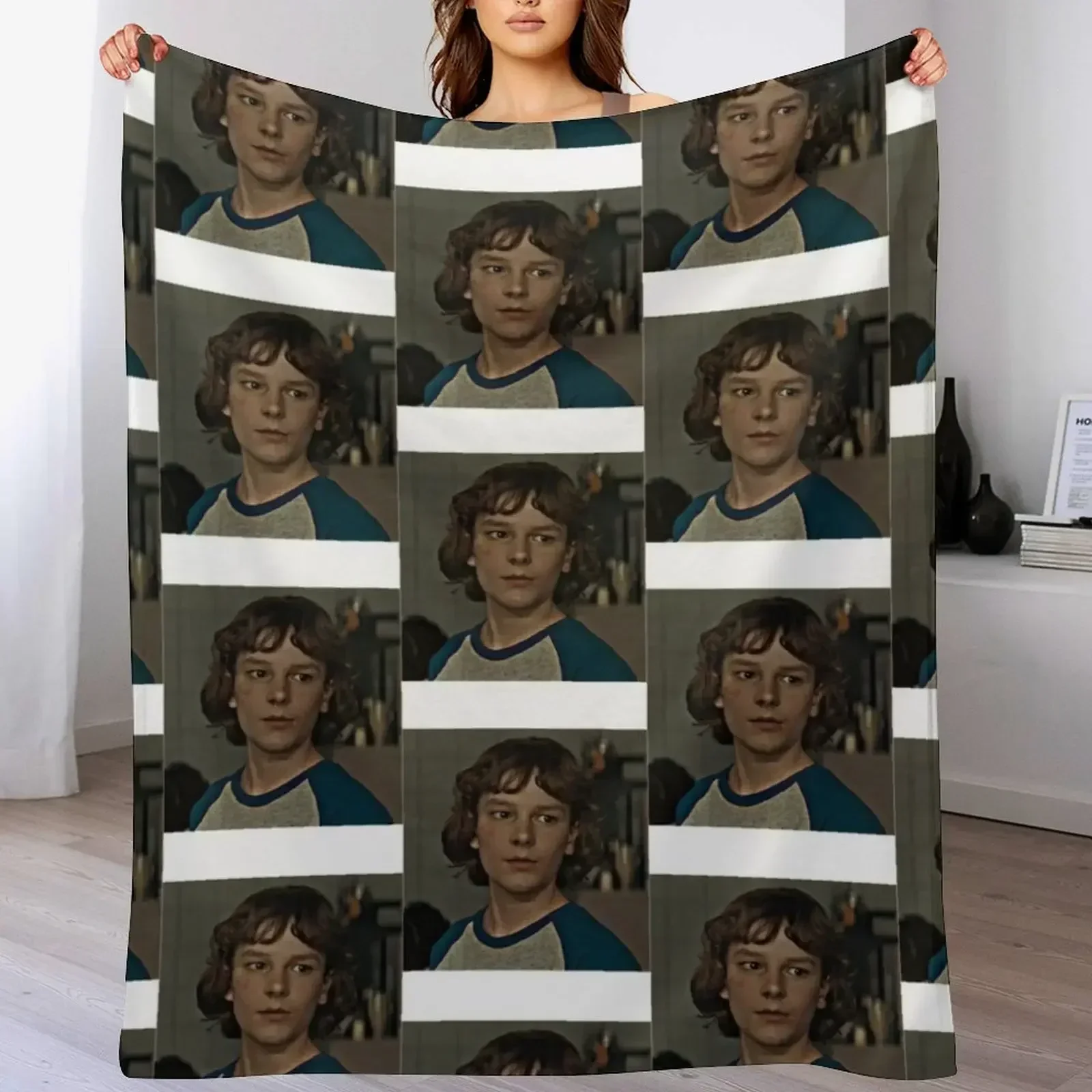 Finney Blake Throw Blanket blankets and throws Flannels for babies Blankets