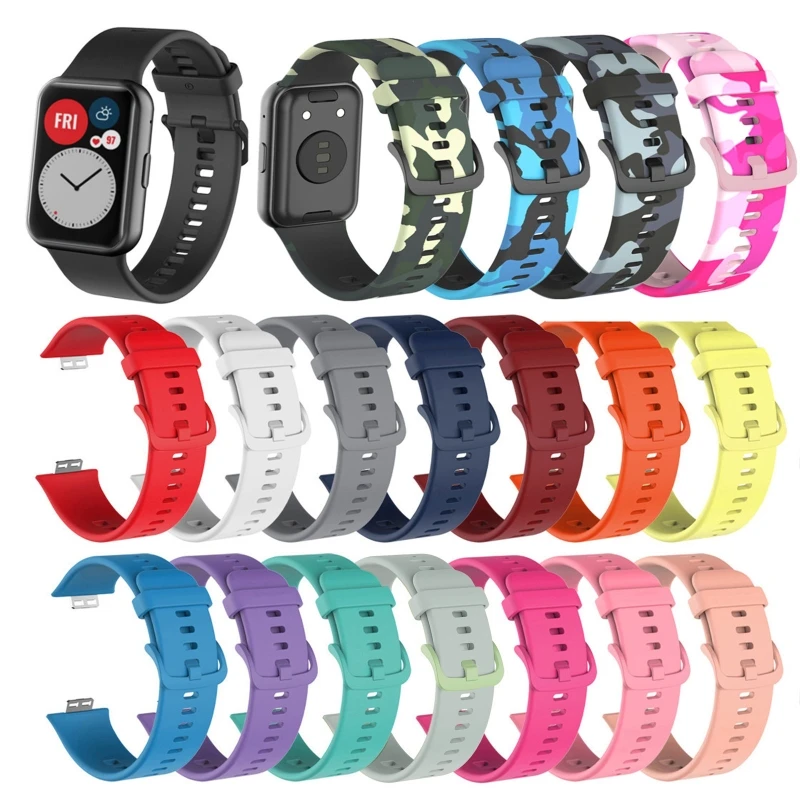 

for Huawei Watch Fit Waterproof Bracelet Durable Fashion Band Sports Wristbands