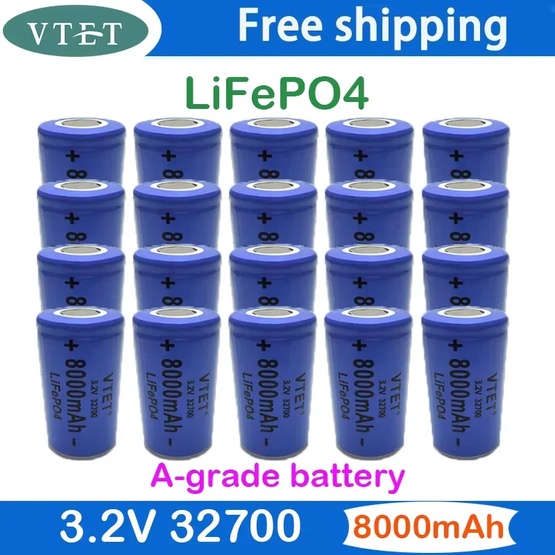 Литий-железо-фосфатный аккумулятор 32700 8000 мАч 3 2 В Lifepo4