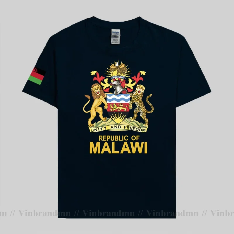 Malawi T shirt Fashion Classic Jerseys Nation Team 100% Cotton T-shirts Clothing Tees Country Sporting Nyasaland Malawian MW MWI