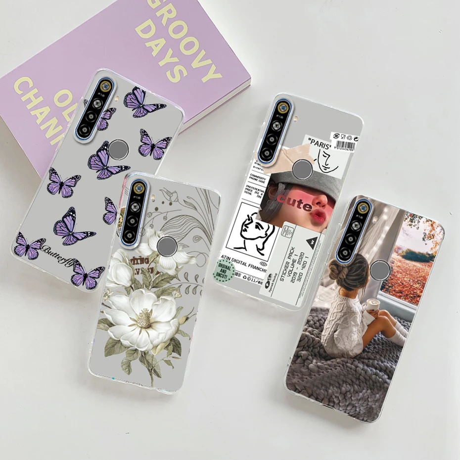 

For OPPO Realme 6 Pro Case Cover Clear TPU Soft Silicon Back Cover For OPPO Realme6 Realme 6 Pro 5 5i 5s 6i 6S Phone Case Fundas
