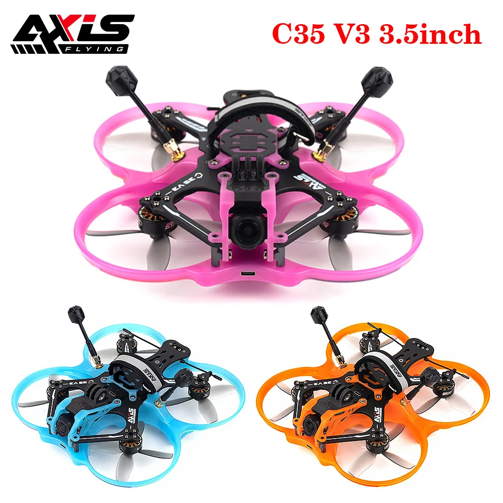 Axisflying C35 V3 3 5-дюймовый Cinewhoop 160 мм с двигателем F745 AIO C206 1960KV приемником Elrs RX