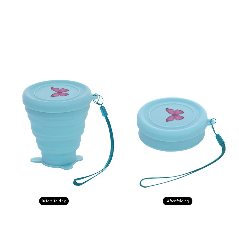 

Портативный складной телескопический стакан для воды объемом 225 мл, устойчивый к высоким температурам силиконовый Телескопический стакан ...