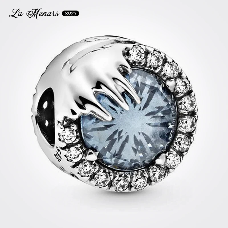 

Glacier Pearl Bead Charm Fit Original Pandora Women Charm Bracelets DIY Jewelry Making Genuine SSilver Plating Holiday Gift