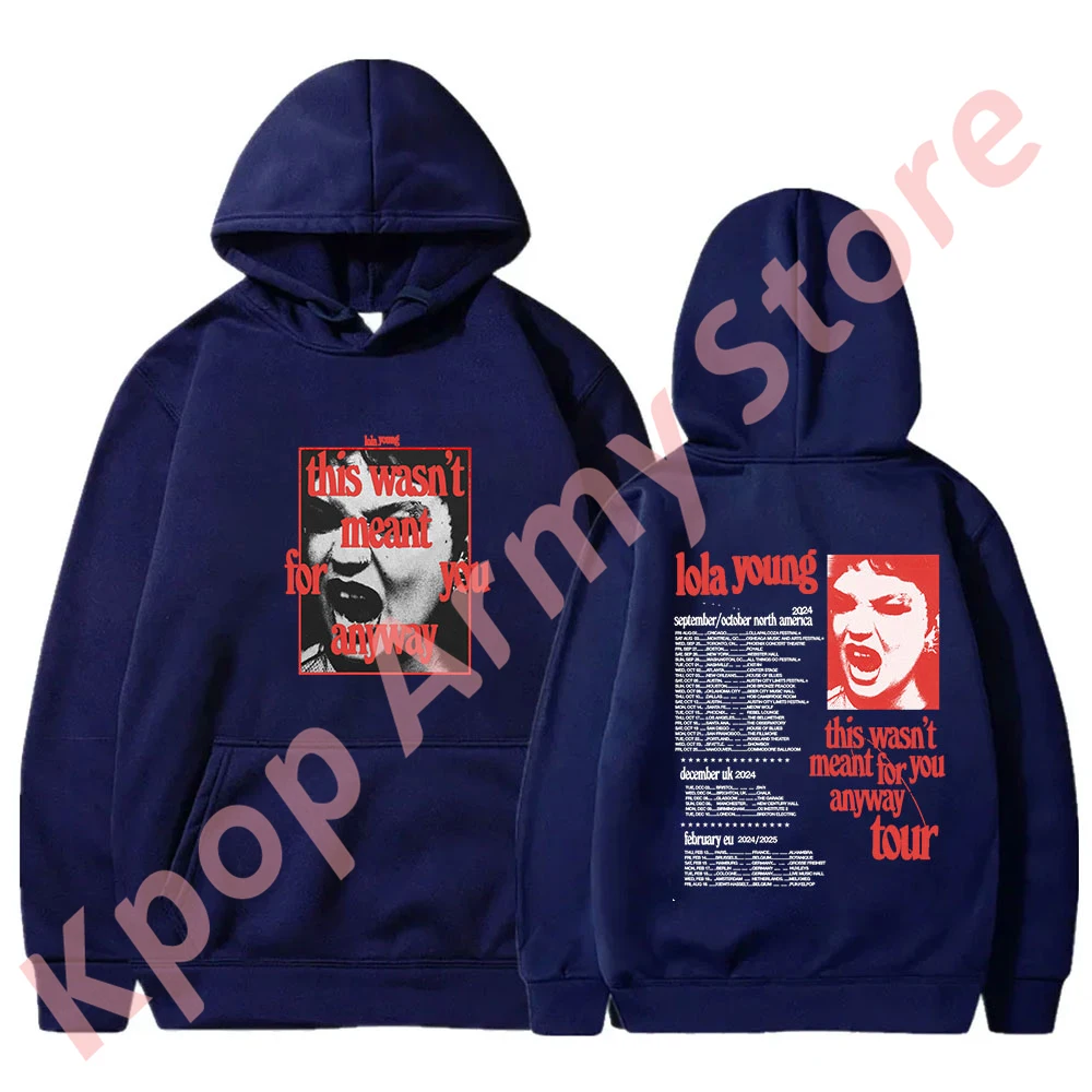 Lola Young This Wasn't Meant For You Anyway Tour Merch толстовки зимние женские и мужские модные с