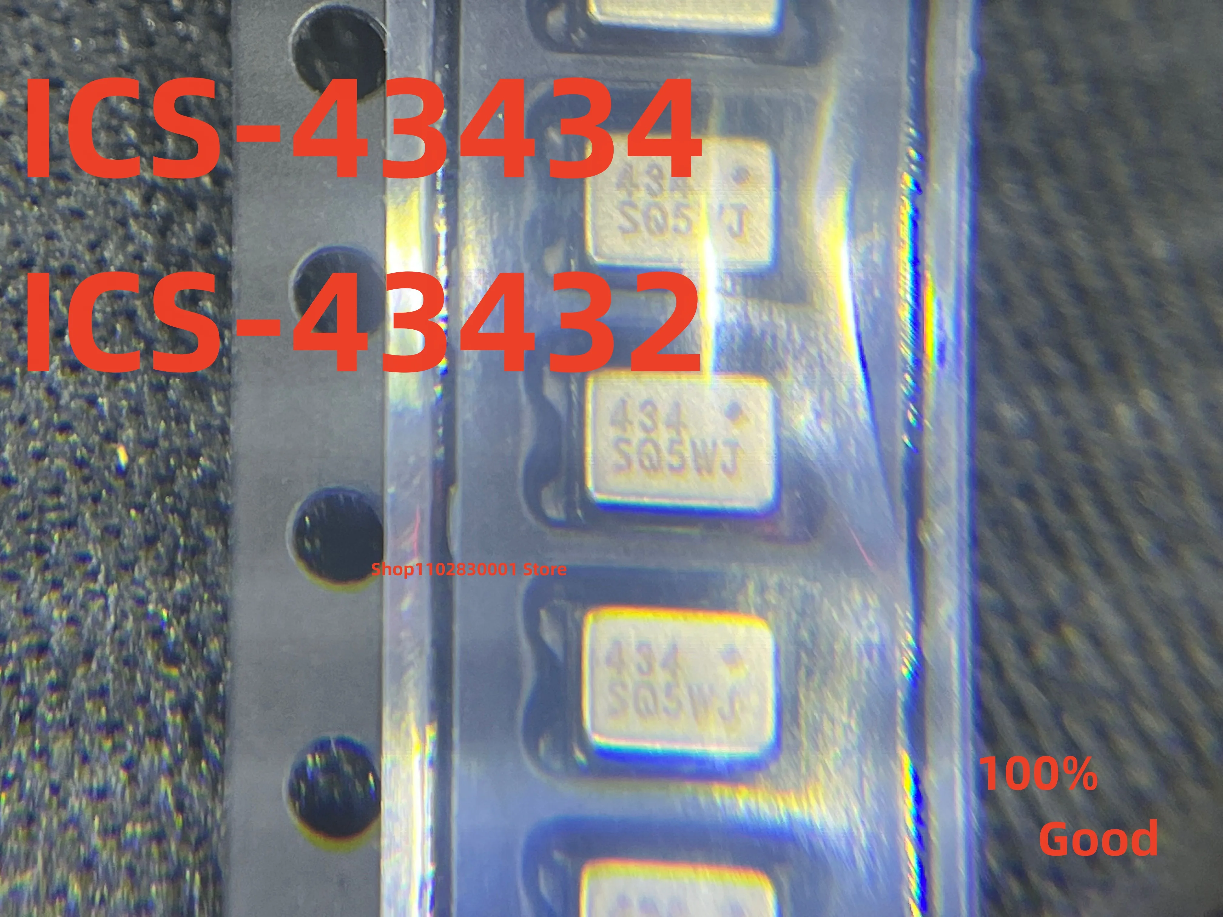 

5 шт., новинка, оригинал, 434, Φ, цифровой микрофон, выход I2S, нижний порт 432, хорошая интегральная схема