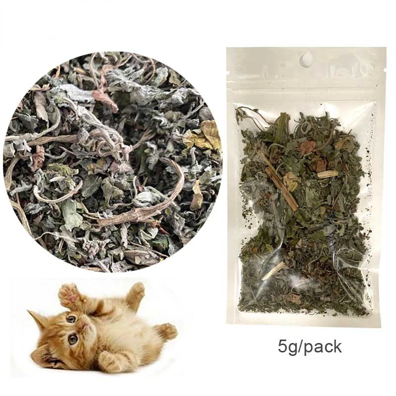 

2023NEW Toy Catnip Natural Organic Premium Catnip Catmint Cat mint Grass Menthol Can Be Sprinkled on Toys and Catnip Toys For Ca