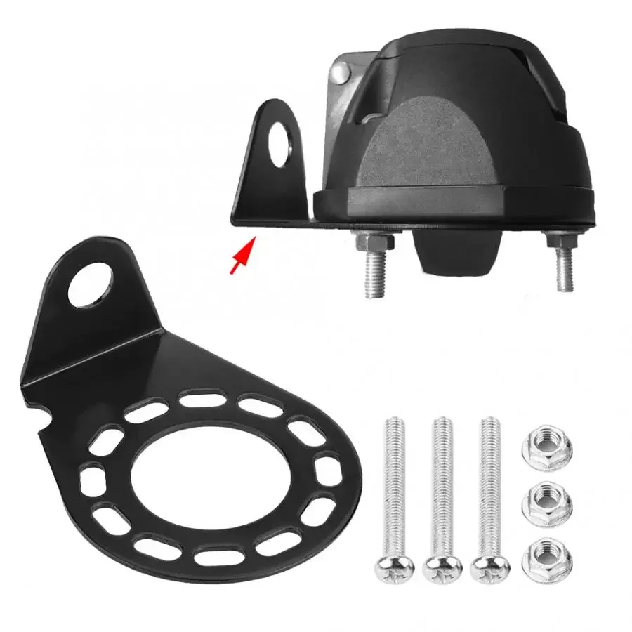 

Mounting Bracket Holder for 7 Pin 13 Pin Caravan Towing Trailer Connector Plug Socket