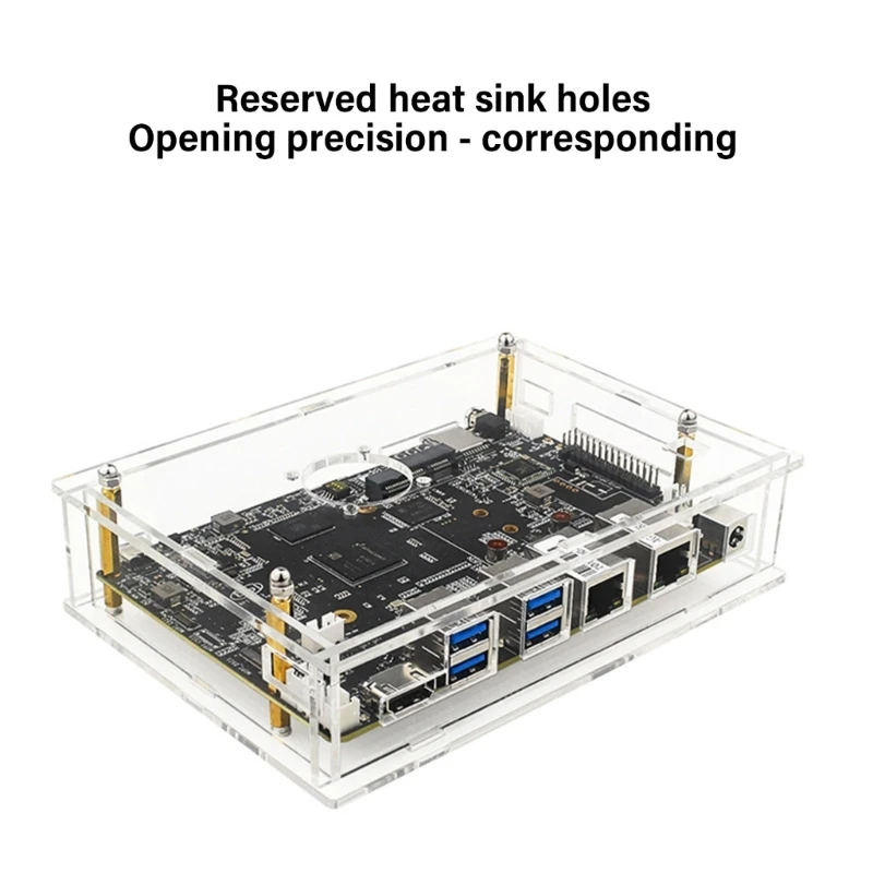 Точный акриловый корпус с активным вентилятором охлаждения для Banana BPI F3