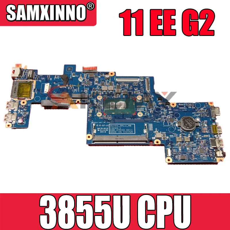 

846992-001 846992-601 для HP Probook 11 EE G2 материнская плата для ноутбука с процессором 15249-1 3855U в хорошем состоянии 100% рабочий