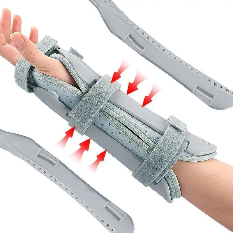 

1Pcs Adjustable Carpal Tunnel Wrist Brace Support Forearm Splint Strap Protector for Wrist Fracture Sprain Injury Rehabilitation