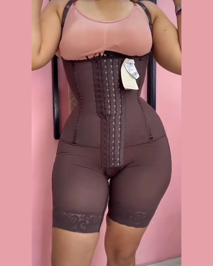 Open-chest Sleeveless One-piece Breasted Shapewear