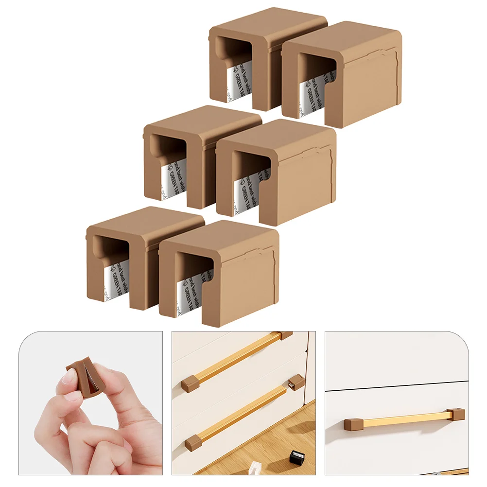 

6pcs Corner Protector Furniture Pull Baby Proofing Pull Corner Protector Guard