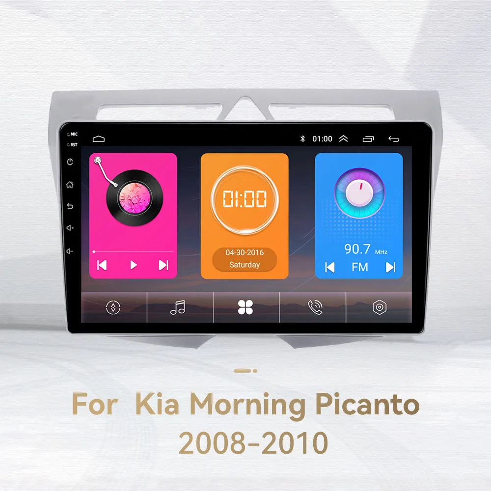 

2 Din Android Car Radio Stereo for Kia Morning Picanto 2007-2010 Navigation GPS Head Unit Autoradio Audio Car Multimedia Player