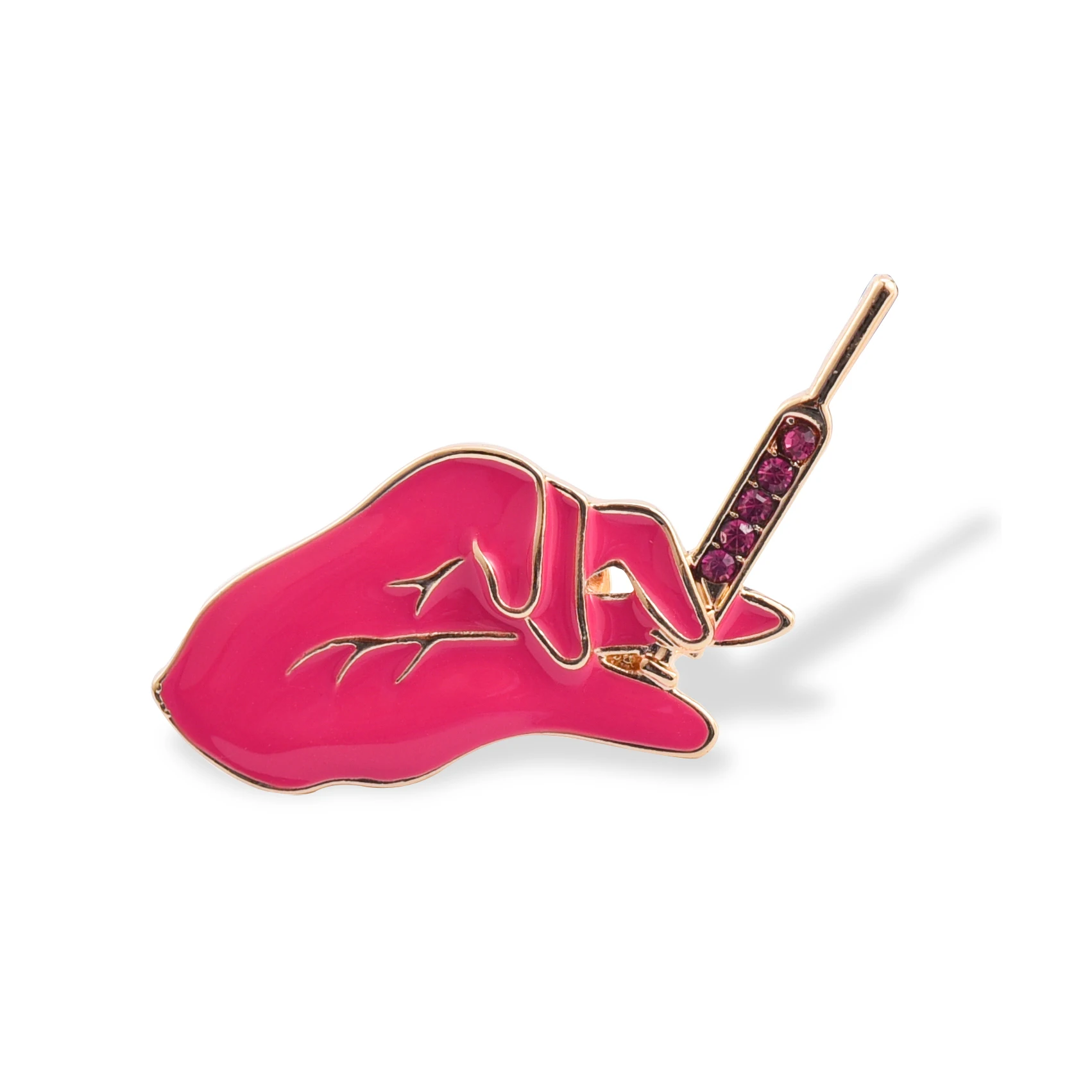 Simple White Enamel Lapel Medical Brooch Pin Syringe Glove Doctor Nurse Gift Backpack Hat Badge Accessories Jewelry