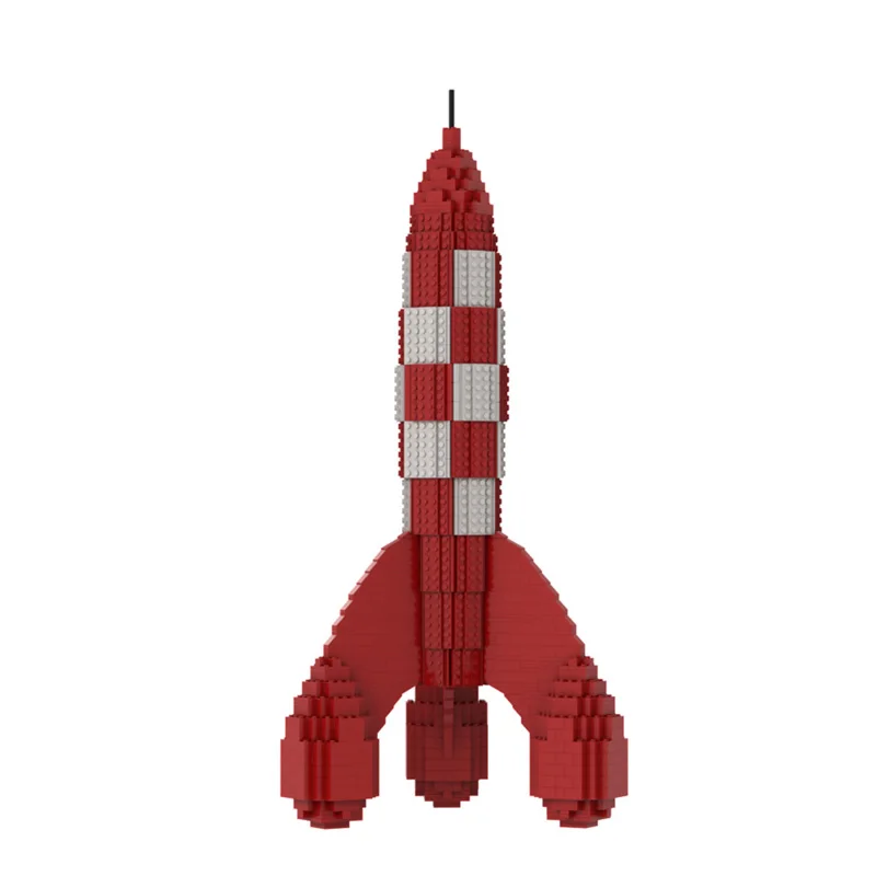 Конструктор MOC Fire Arrow для Tintin Moon Rocket набор строительных блоков космические