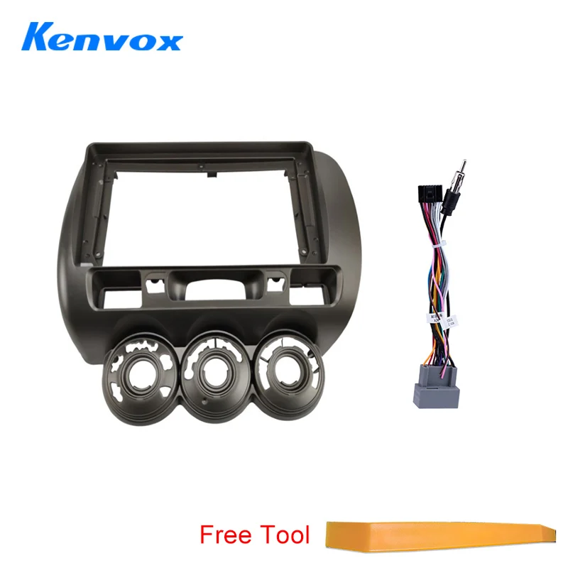 KENVOX для Honda Jazz City RHD LHD 2002-2007 9-дюймовый автомобильный радиоприемник корпус панели