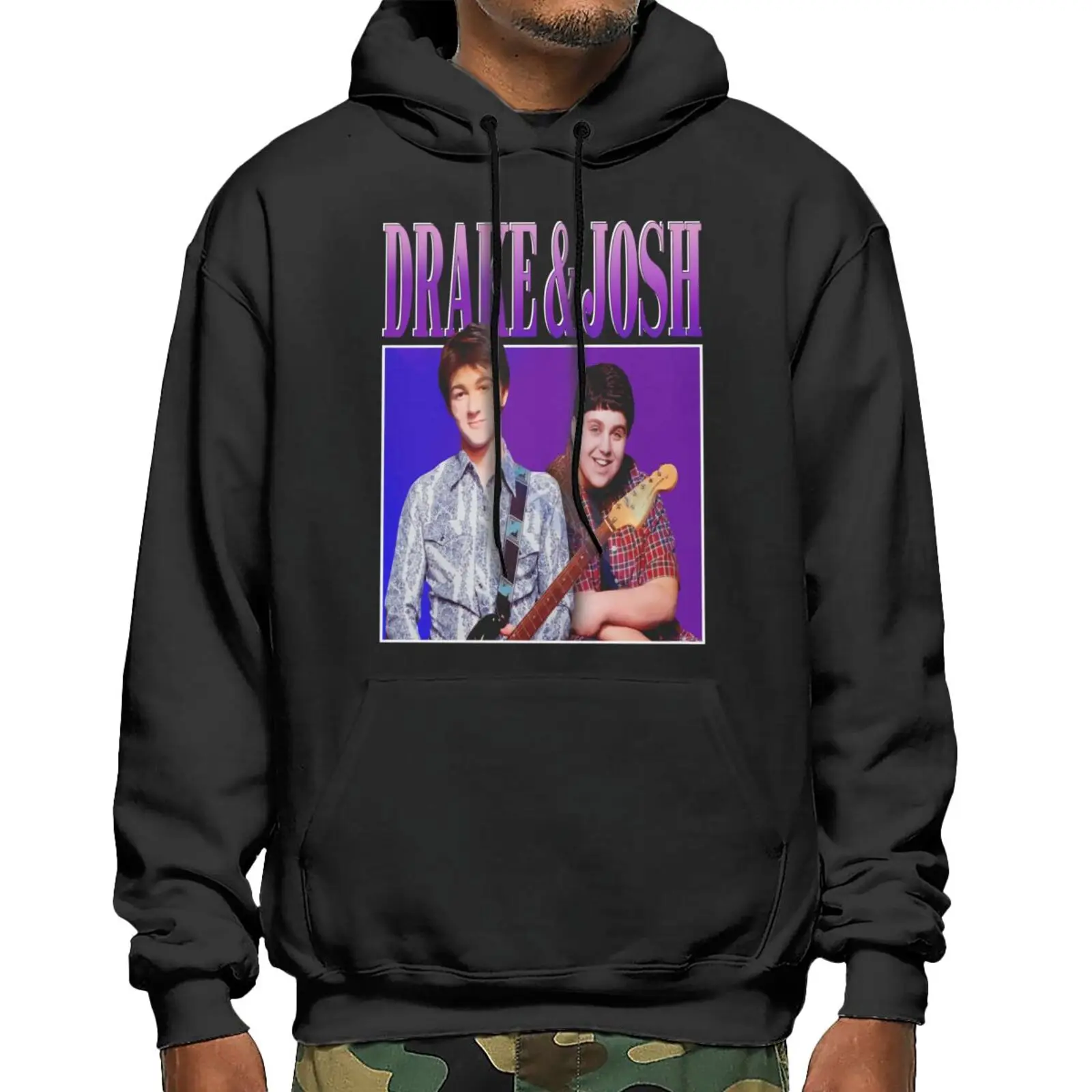 

Inspired Drake And Josh Merch Rare Sweatshirts Hoodies Women's Sweatshirt Man Hoodie Hooded Zip-Up Anime Clothes Fleece Jacket