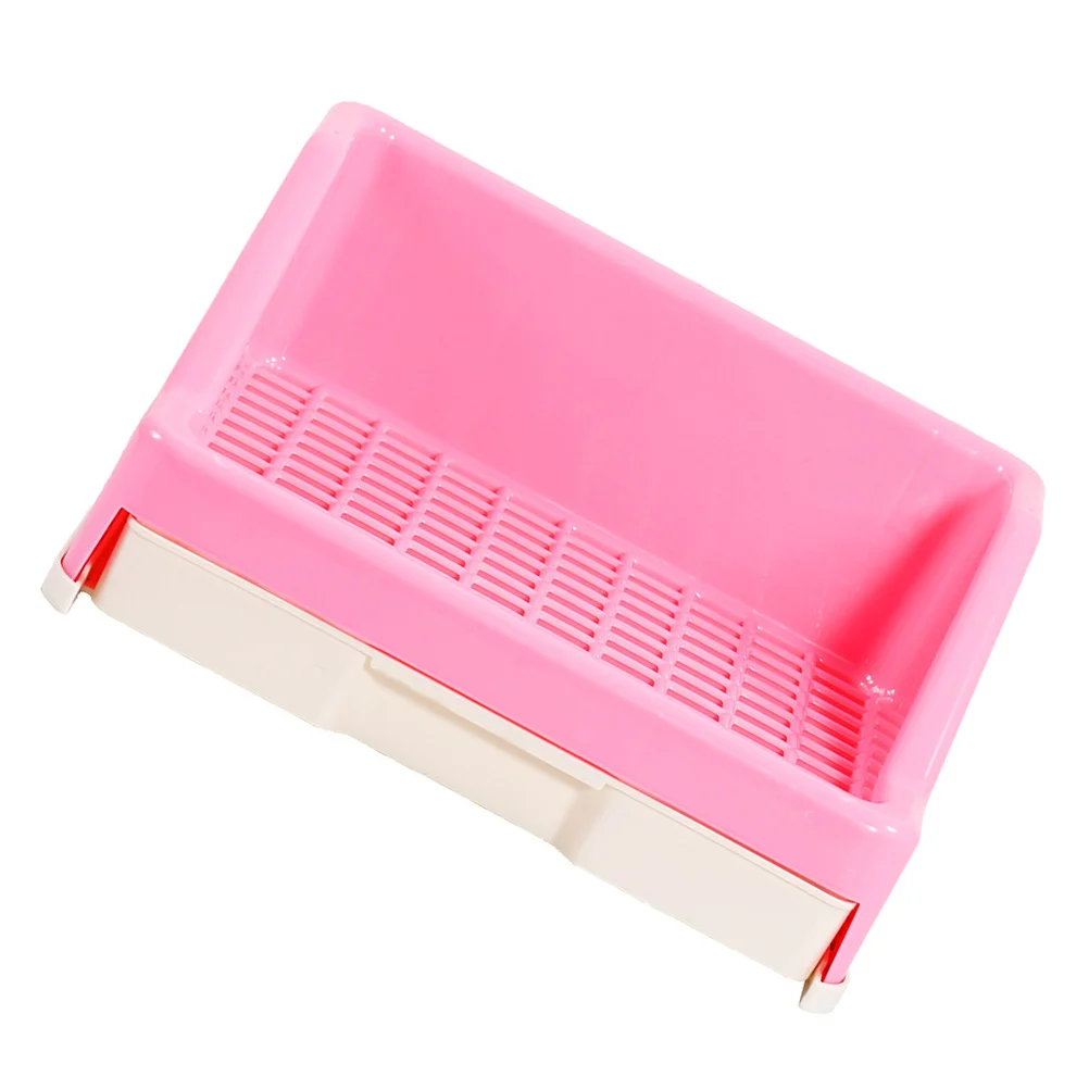 

Box Potty Litter Toilet Rabbit Pet Corner Guineatraining Rat Ferret Basin Pee Pan Hamster Trainer Bunnydrawertray