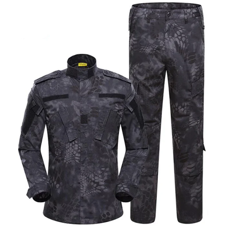 

Uniform Camouflage Military Tactical Suit Men Army Special Forces Combat Shirt Coat Pant Set Camouflage Militar Soldier Clothes