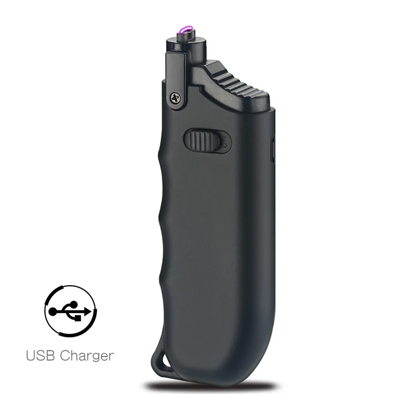 

Electronic Lighter Retractable Charging USB Arc Kitchen Lgniter Windproof Lighters Men's Gift Cigarette Accessories