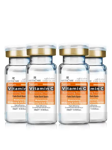 ARTISCARE Сыворотка с витамином С, 4 шт./лот для лица, увлажняющая гиалуроновая кислота, уход за лицом, осветляющая эссенция для лица