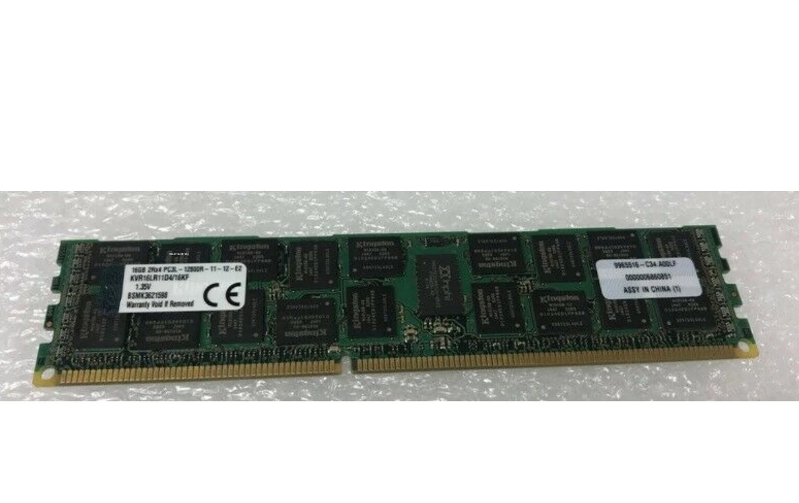 

RAM DDR3 16GB 2Rx4 PC3L 12800R 1600 memory stick KVR16LR11D4/16KF