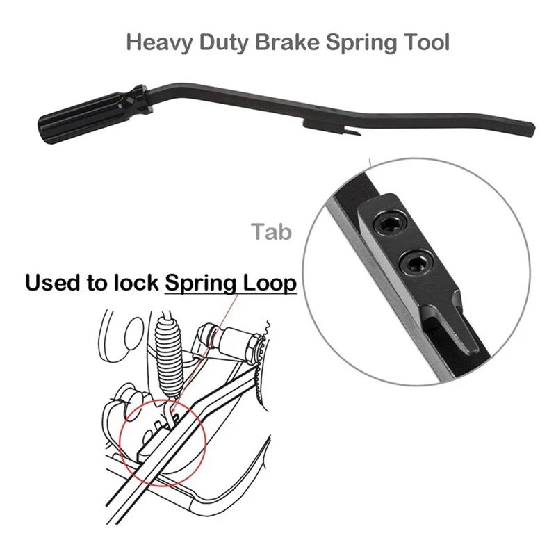 

Truck Air Brake Spring Tool Truck Brake Shoes Service for Truck Tractor & Trailer S-Cam