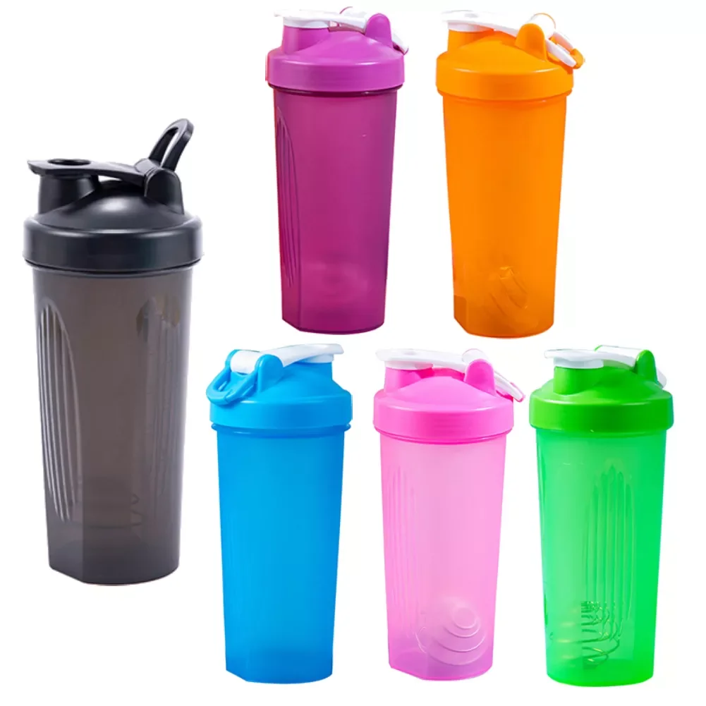 

Protein Shaker Bottle Protein Powder Shake Cup for Gym Ffitness Shaker Slushy Cup W/ Scale Portable Water Bottle
