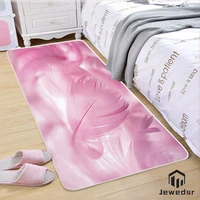 colorful feather pictures bedroom kitchen bathroom hallway mat living room childrens room access inside and outside non slipmat
