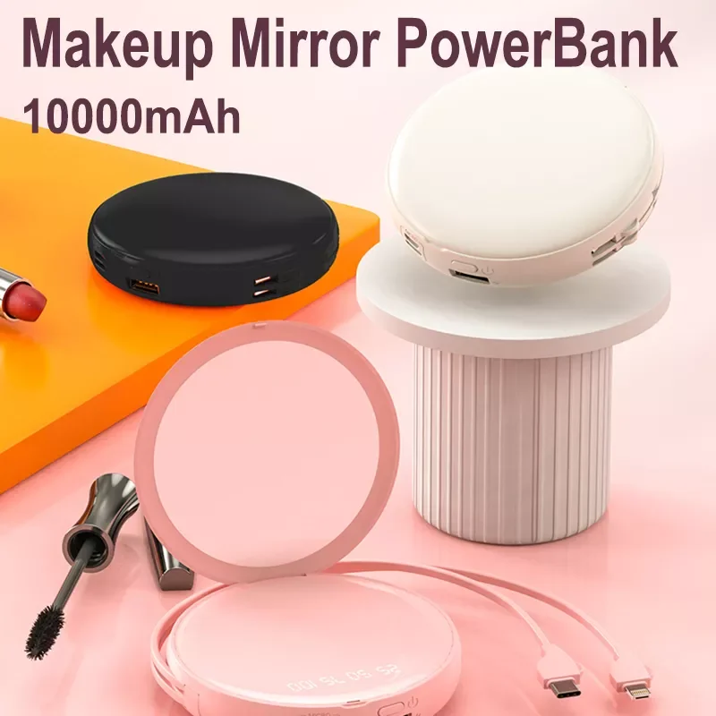 

Power Bank 10000mAh External Battery For Iphone Xr 12 13 13Promax Portable Induction Chargers For Xiaomi 12Pro