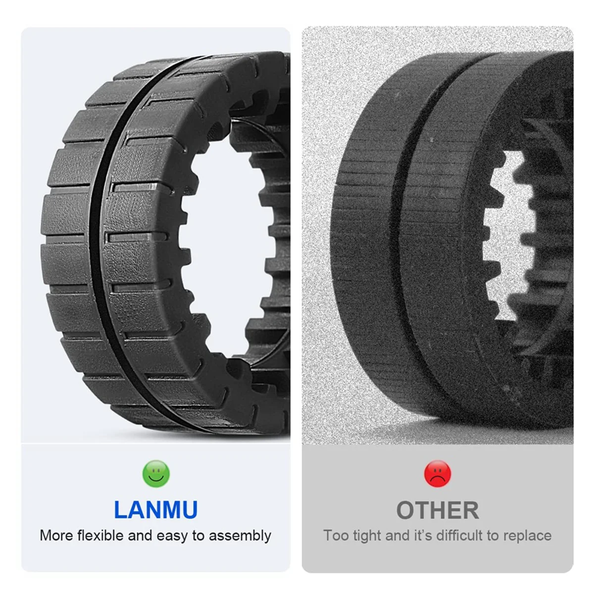 Нескользящие сменные колесные шины для IRobot Braava Jet M6 (6110) (6012) (6112) (6113) () Ultimate Robot Mop