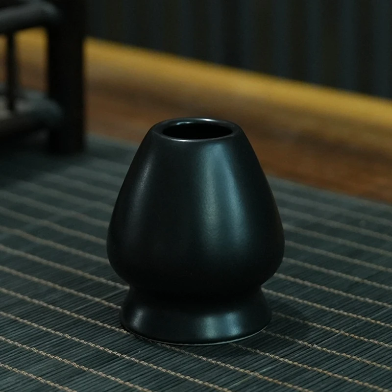 4 Piece Matcha Green Tea Chasen Holders Stand Bowl Powder Holder Ceramics Ceremony Accessories Teaware