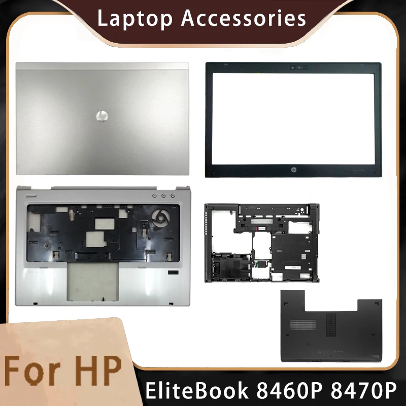 

New For HP EliteBook 8460P 8470P Replacemen Laptop Accessories Lcd Back Cover/Palmrest/Bottom Base Cover Door Case
