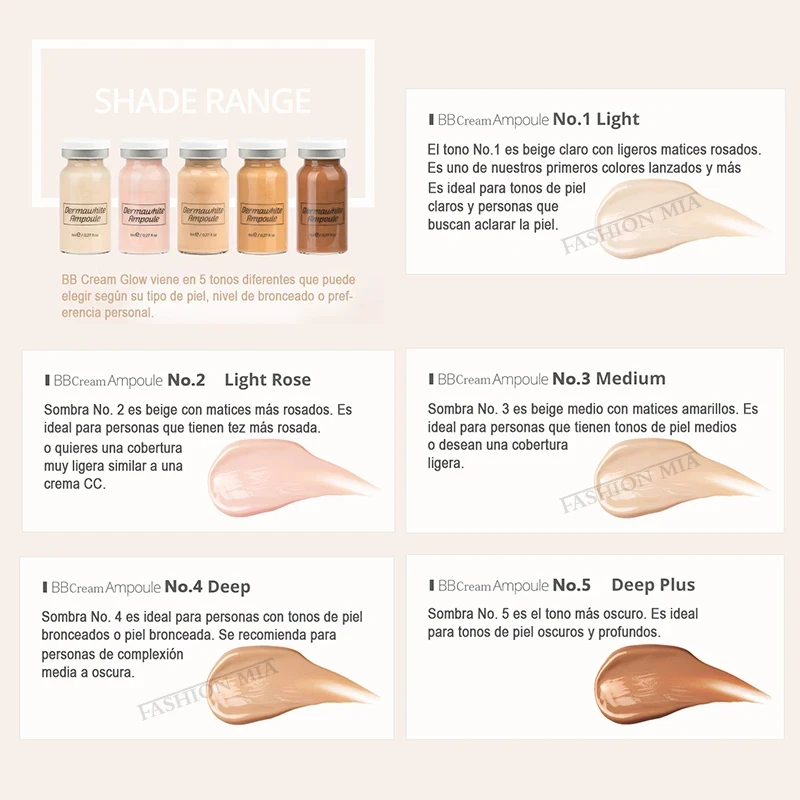 Корейский BB-крем сияющая эссенция набор ампул сыворотка Niacinamide для лица