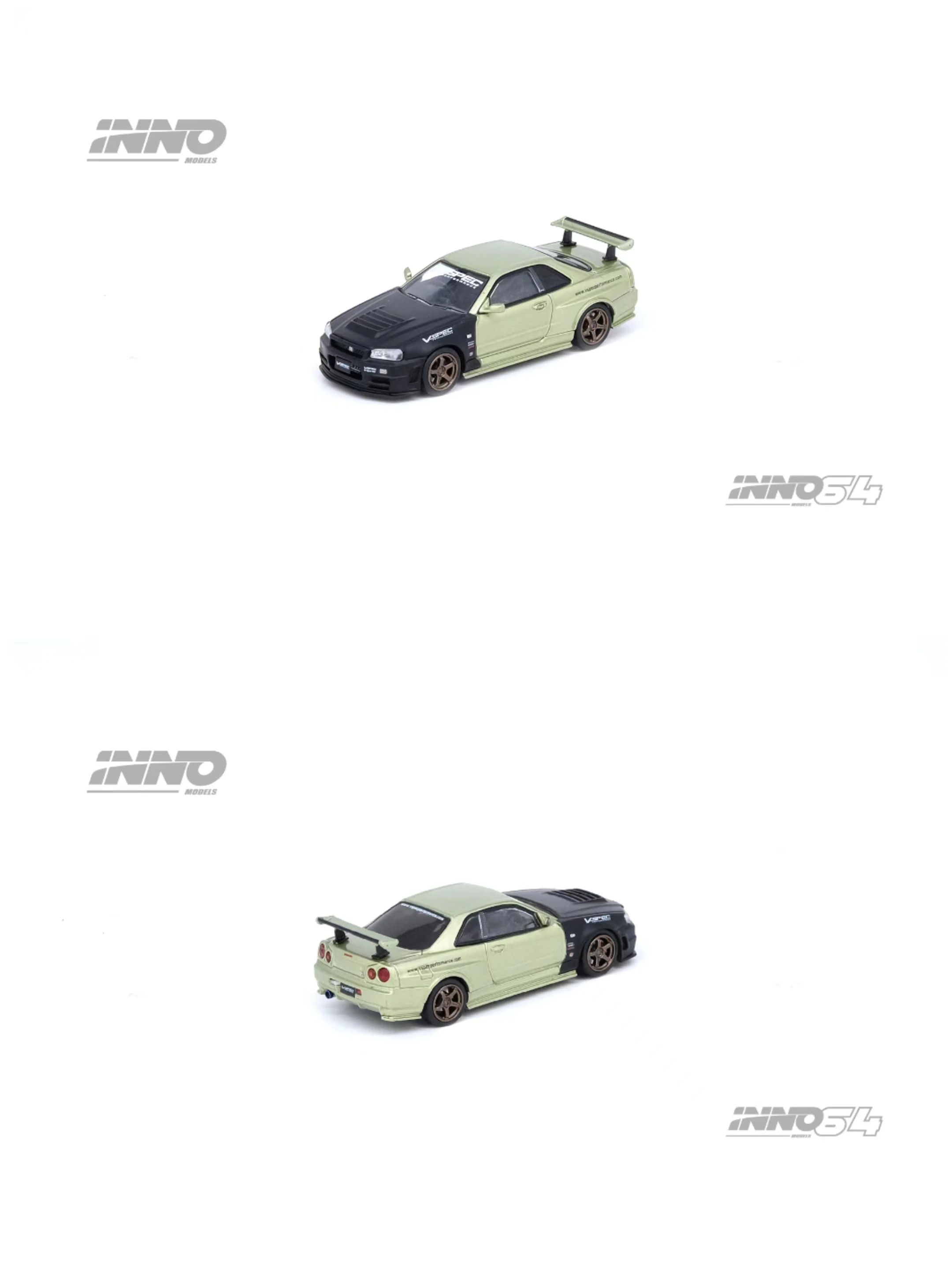 

INNO 1:64 SKYLINE GTR R34 MSPEC NUR Tuned Model Car