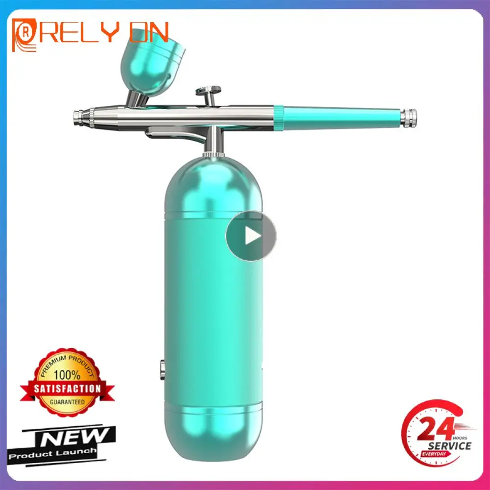 

1/2/3PCS Portable Airbrush Handheld Airbrush for Nails Facial Oxygen Nano Spray Gun Manicure Tattoo Art Makeup Paint Craft Cake