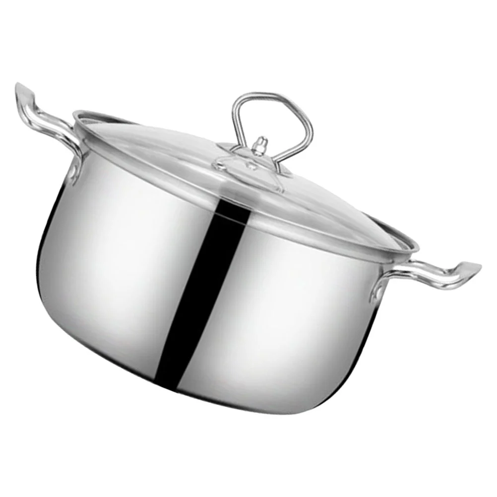 

Stainless Steel Portable Sauce Pan Stainless Steel Soup Pot for Restaurant Kitchen