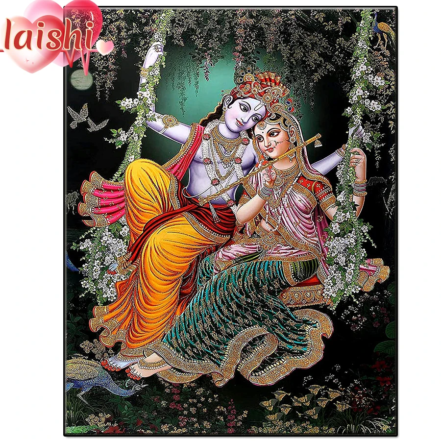 5D алмазная живопись религиозное искусство индийский лорд Шива полная дрель