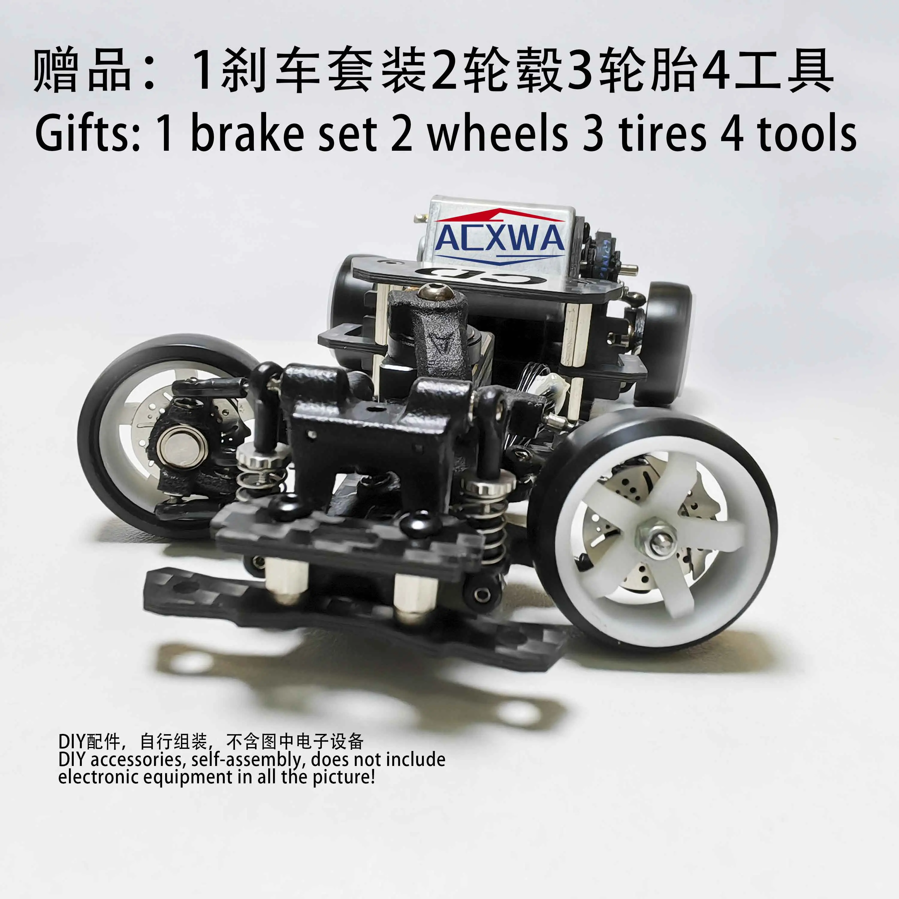 Шасси CD ACXWA 1/28-1/24 Комплект шасси RWD Корпус kyosho CRAZY DRIFT RC Дрифт