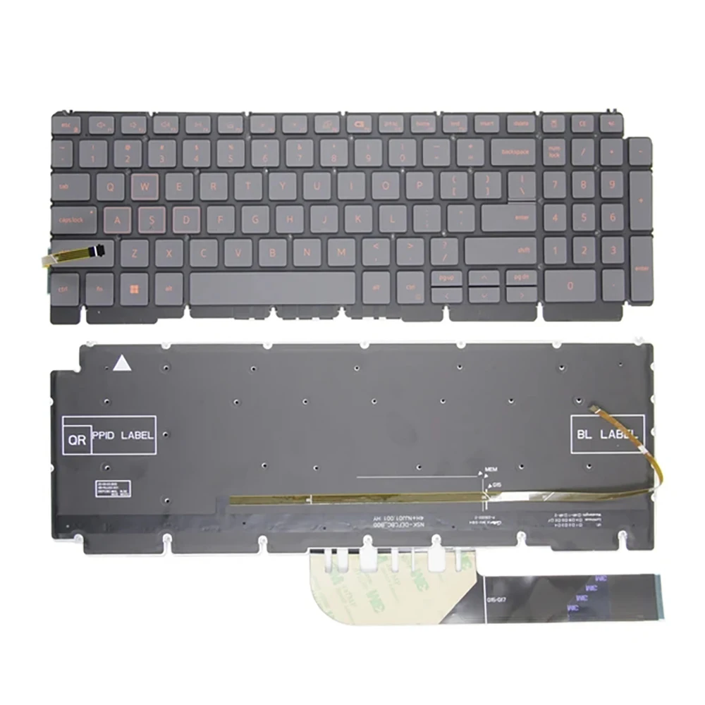 Клавиатура US для Dell G15 5510 5520 5525 5511 5505 5515 15Pro-5518 Inspiron 7500 7501 Vostro 3500 3501 5501 5502 с