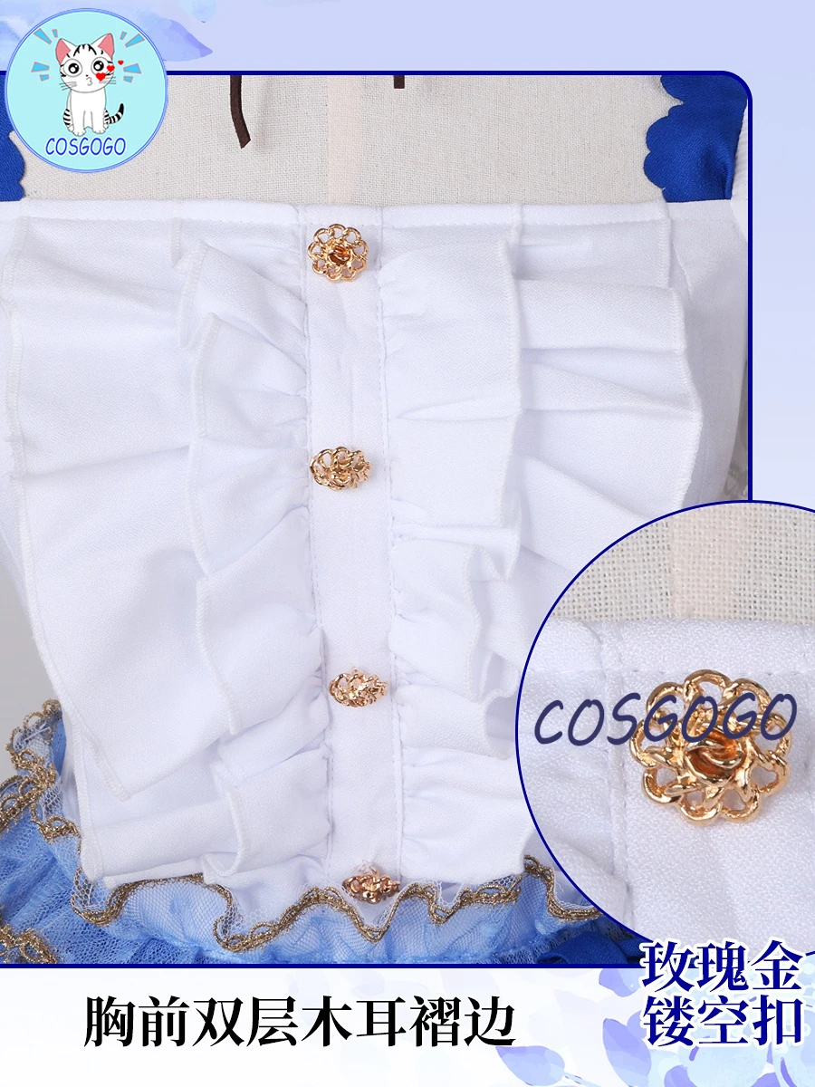 COSGOGO LoveLive!Superstar! Лиелла хазуки Рен косплей костюм женское платье Shibuya Kanon Arashi Chisato
