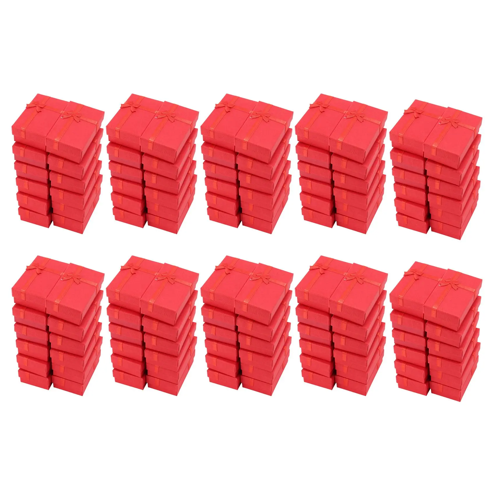 

120Pcs Paper Jewelry Gifts Boxes for Jewelry Display-Rings Small Watches Necklaces Earrings(Mix Color)