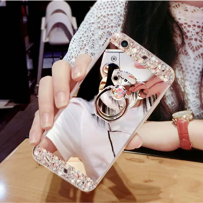 

Crystal Phone Case For Samsung Galaxy S22 S21 S20 fe S10 S9 Plus Note 20 Ultra 10 9 A72 A52 A71 Diamond Rhinestone Mirror Cover